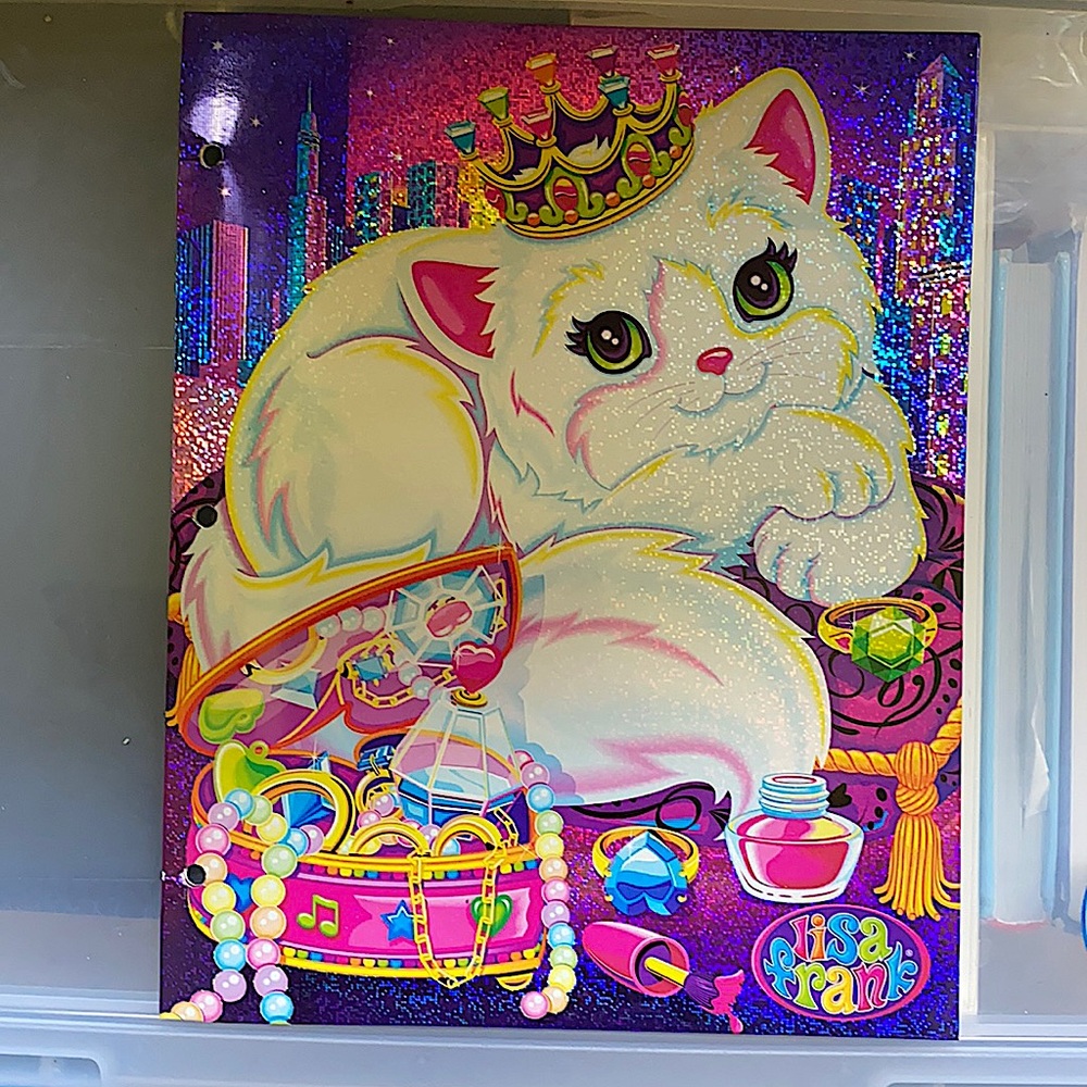 Lisa Frank Purrscilla Folder